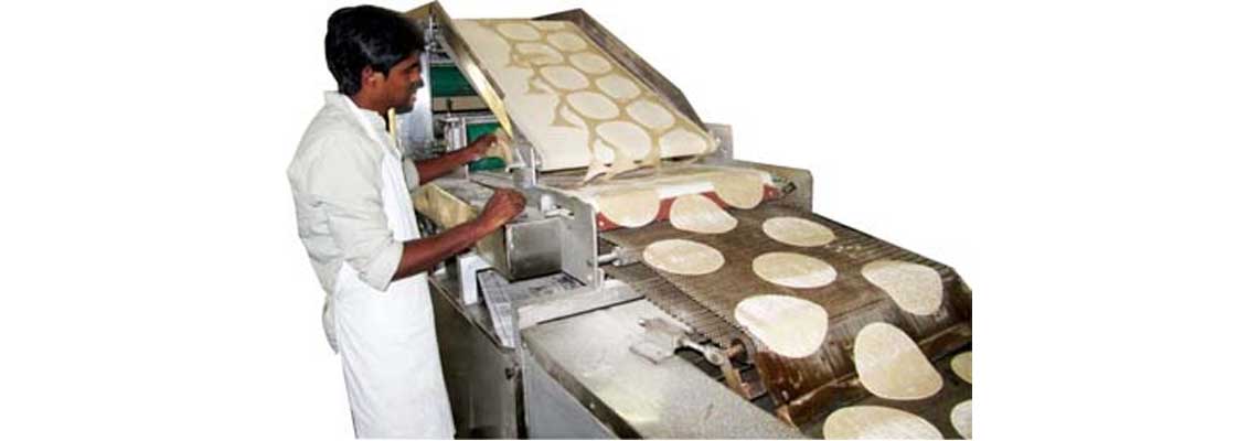 Chapathi-Pathiri-Papad Making Machine